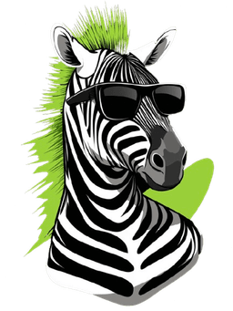 Zebrafy brand voice mascot